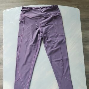 Victoria's Secret Total Knockout Tights With Pockets. Purple